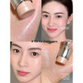Gloss Stick Highlighter Blush Water Light Shimmer Waterproof Face Qme Champagne