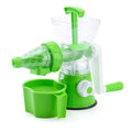 Portable Fruit Juicer Summer Iced Drinks Smoothieshand-cranked Qme Green