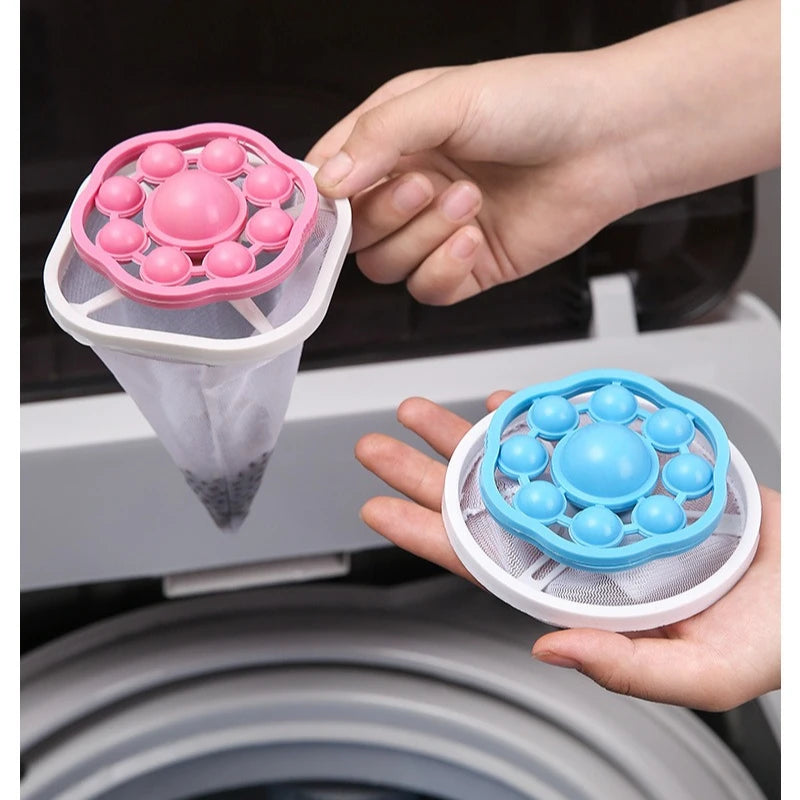 Washing Machine Filter Hair Remover Household Laundry Ball Cleaning Qme
