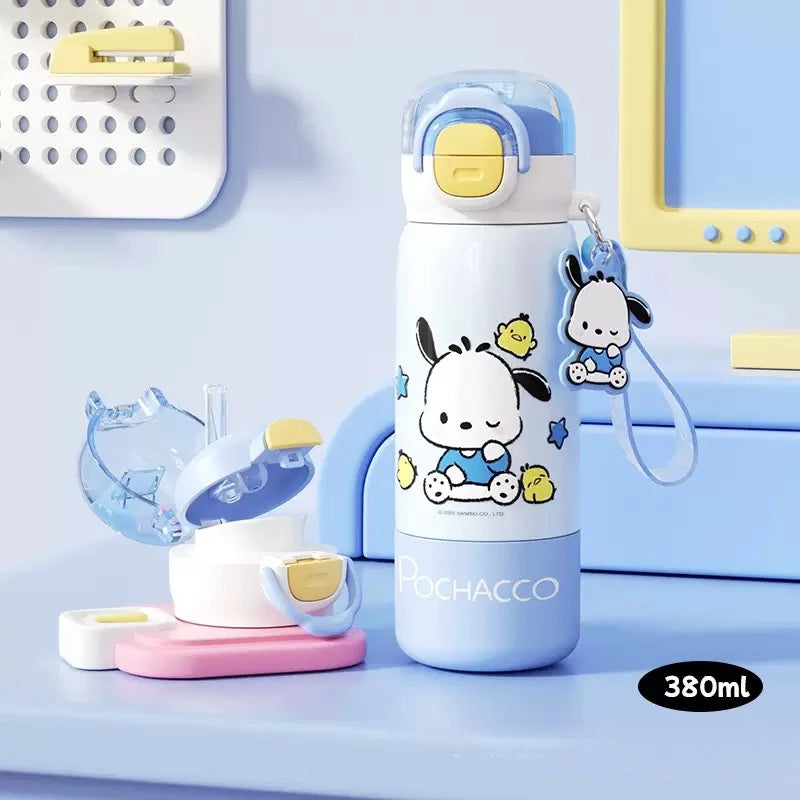 Kuromi Large-Capacity Insulated Cup Stylish New Model Insulated Straw Water Cup Student Water Bottle Qme 2