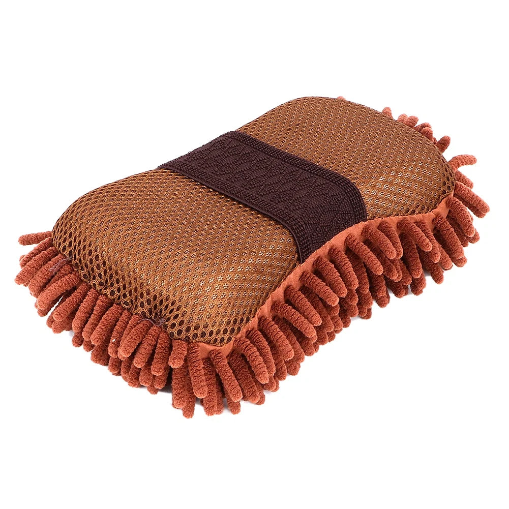 Car Cleaning Glove Car Cleaning Tool Ultrafine Chenille Car Washing Glove Microfiber Car Cleaning Brushes Care Tool Qme as pic