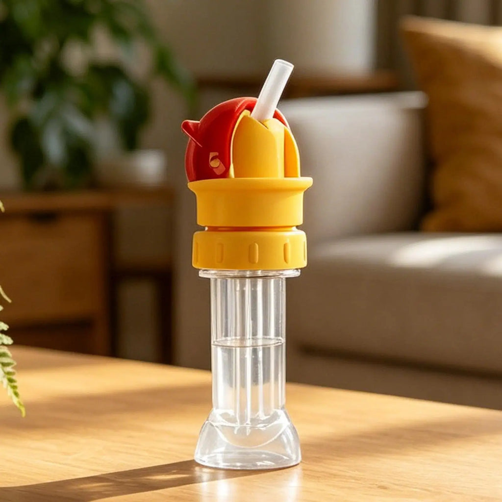 Water Bottle Cap Straw Universal Reusable Adapter Home Travel Car Qme