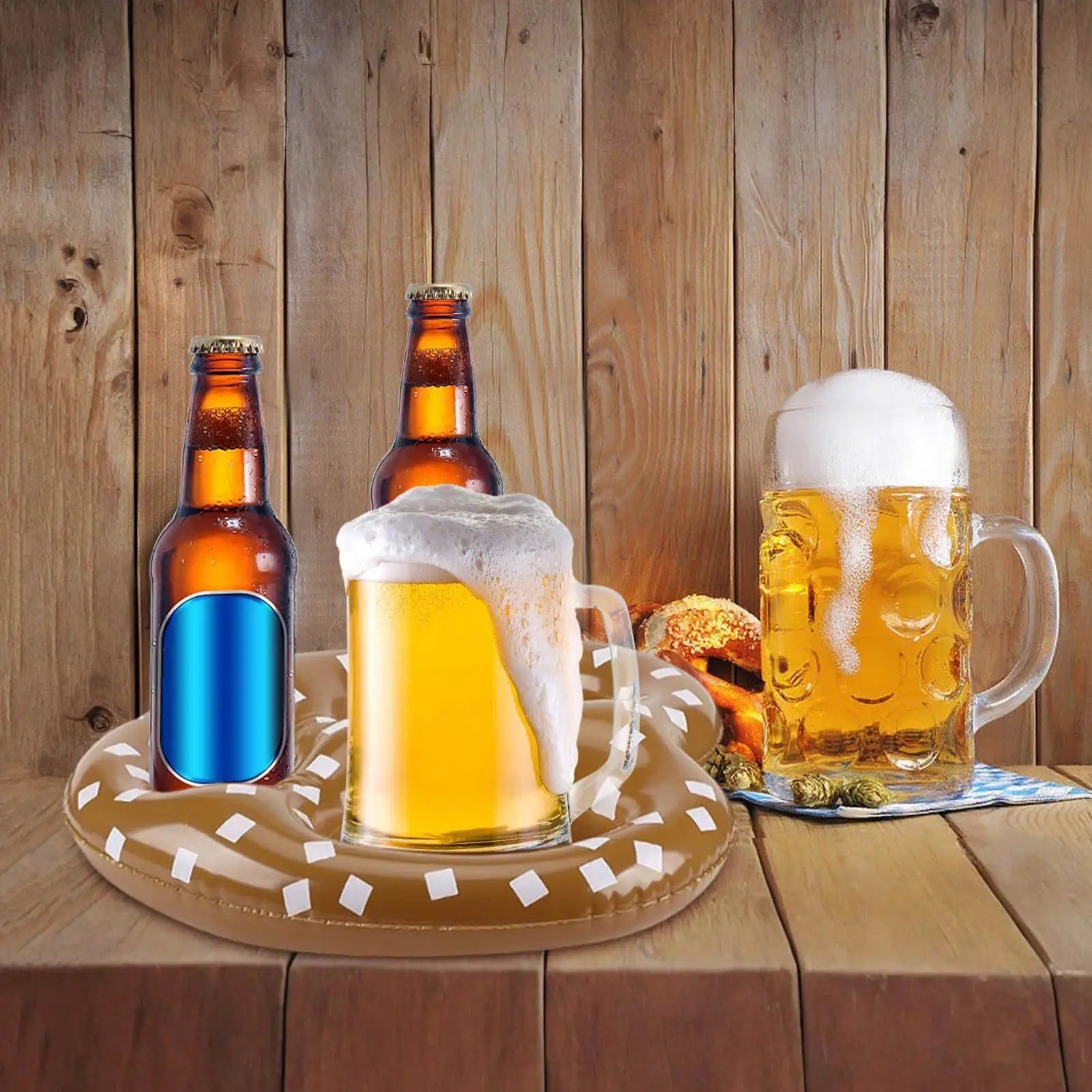 Oktoberfest Decorations 5 Pieces Pretzel Party Supplies 15 Inch Inflatable Party Balloons For Birthday Event Festival Christmas Qme