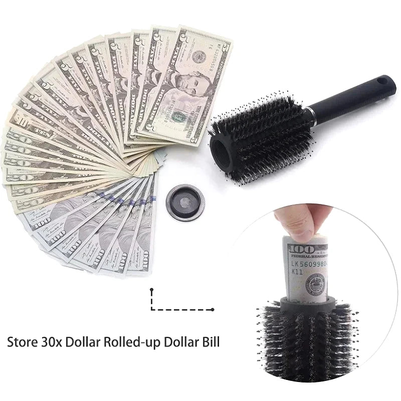 Jewelry Secret Box Brush Perfect Travel Home Hair Comb Diversion Qme