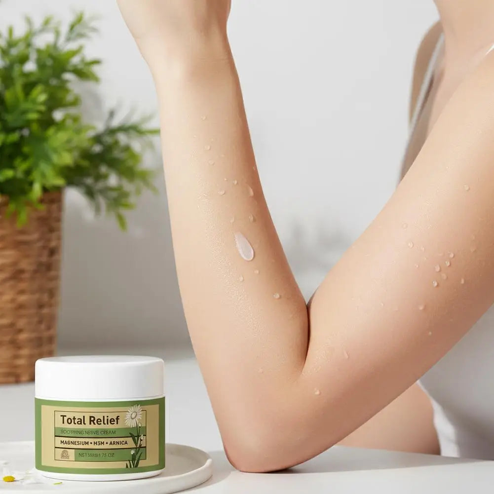 Body Care Soothing Cream Dual-effect Moisturizing Lasting Hydration Refresh Enhance Elasticity Moisturizing Body Relief Cream Qme