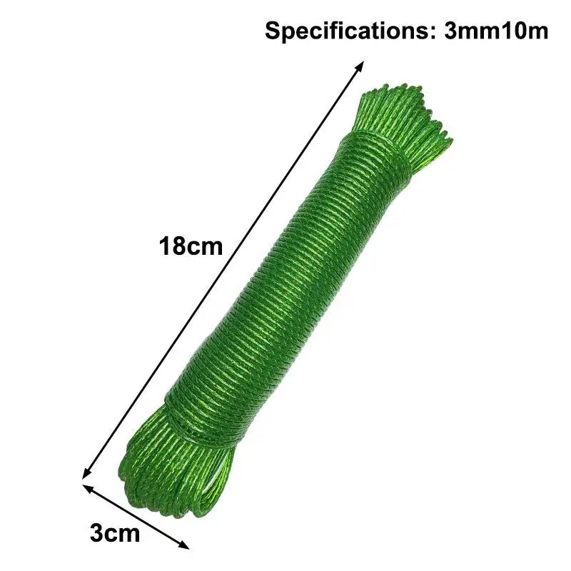 Portable Clothesline 10 20 30 50M Garden Camping Travel Clothes Qme E4