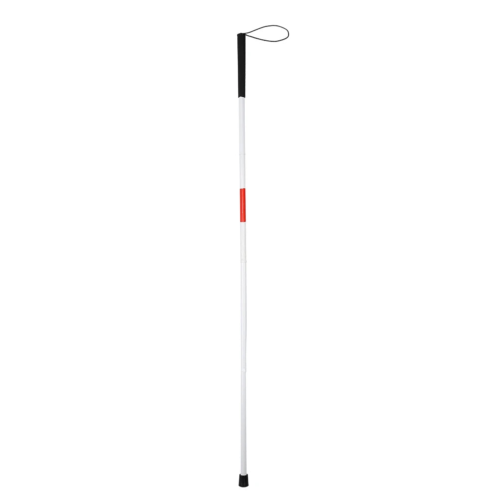 Foldable Walking Stick Folding Foldable Reflective Cane Crutch Portable Anti Shock Walking Stick Blind People Folding Cane Qme
