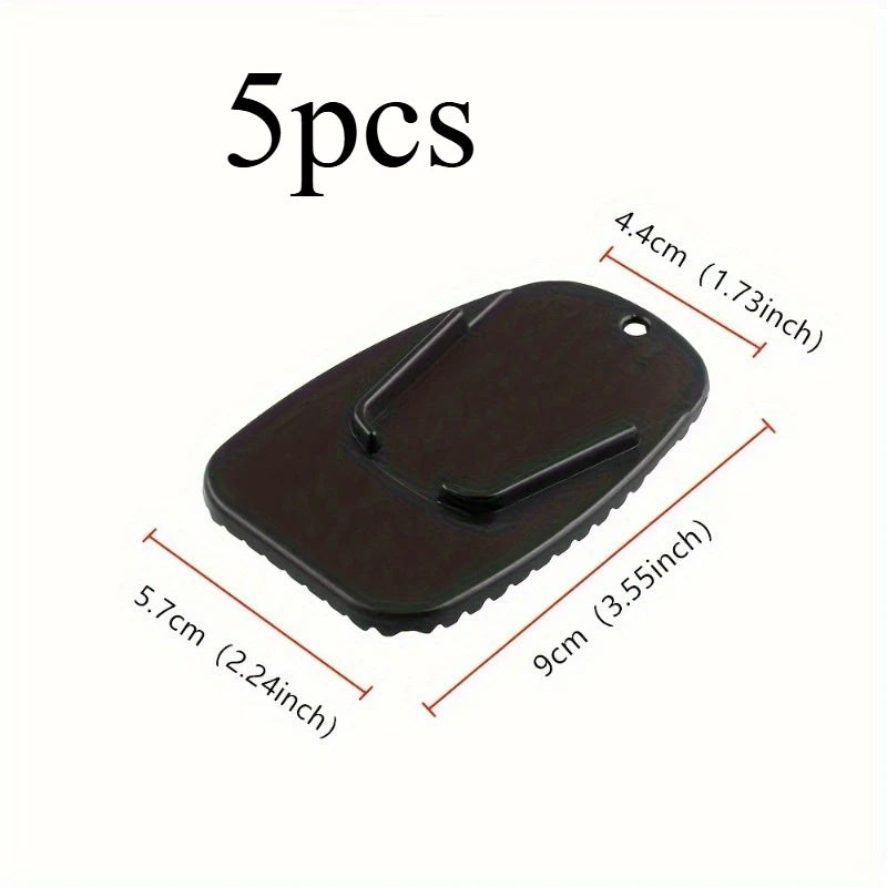 Creative and fashionable motorcycle accessories, side bracket, support plate pad, single foot bracket, universal bracket Qme Black