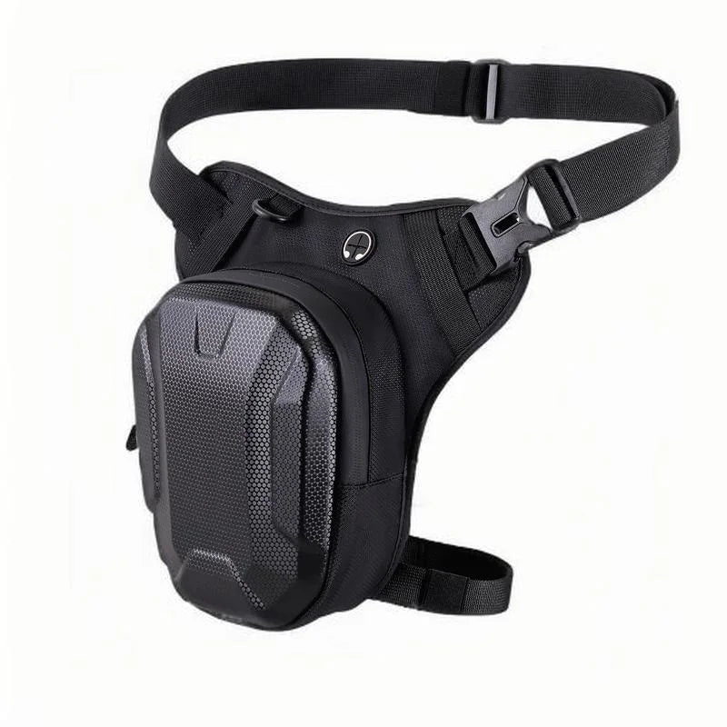 Motorcycle Waist Pack with Multi Pockets Drop Leg Pack Motorcycle Chest Bag Multifunctional Leg Pouch for Cycling Hiking Camping Qme