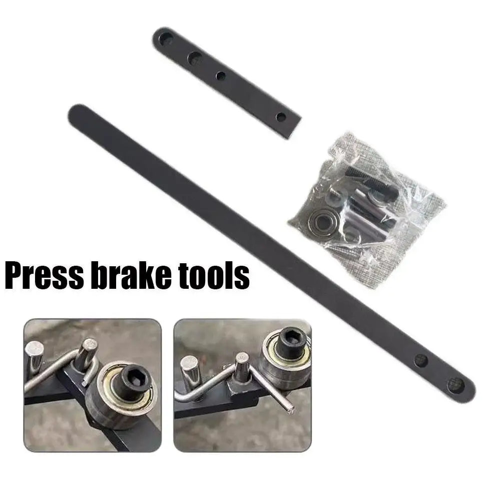 Manual Wire Bending Tool Carbon Steel Rebar Bender Heavy Duty Black Coated Construction Precision Bearing for Smooth Effortless Qme