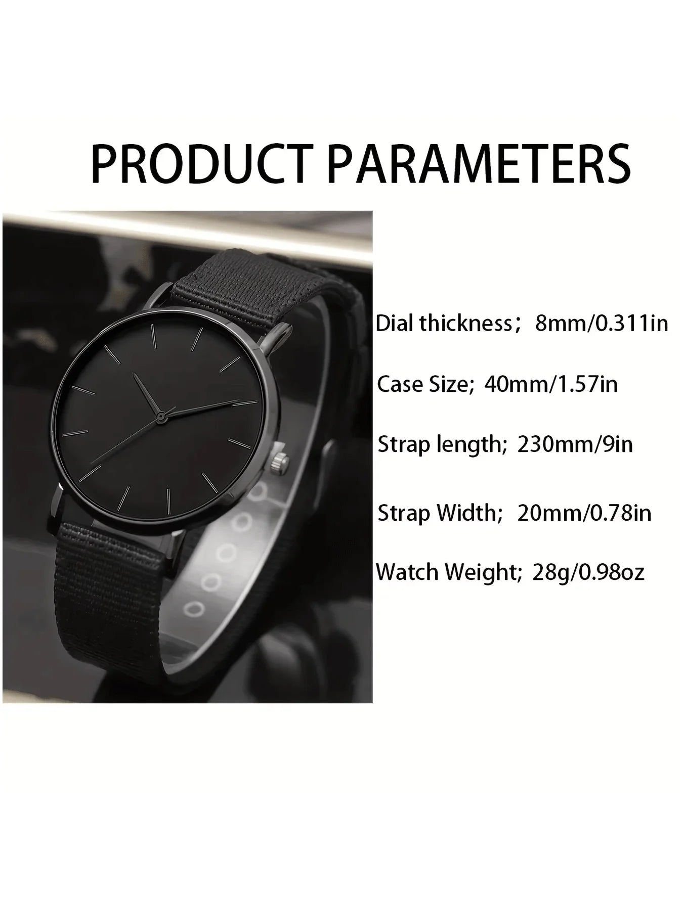3-piece watch set, men's exquisite versatile watch, fashionable quartz watch, simple temperament watch set Qme