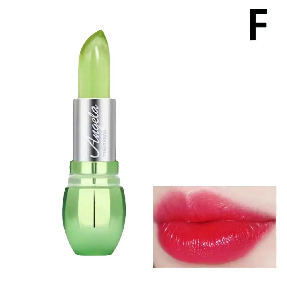 Crystal Jelly Lipstick Magic Changing Moisturizing Temperature Lip Qme F