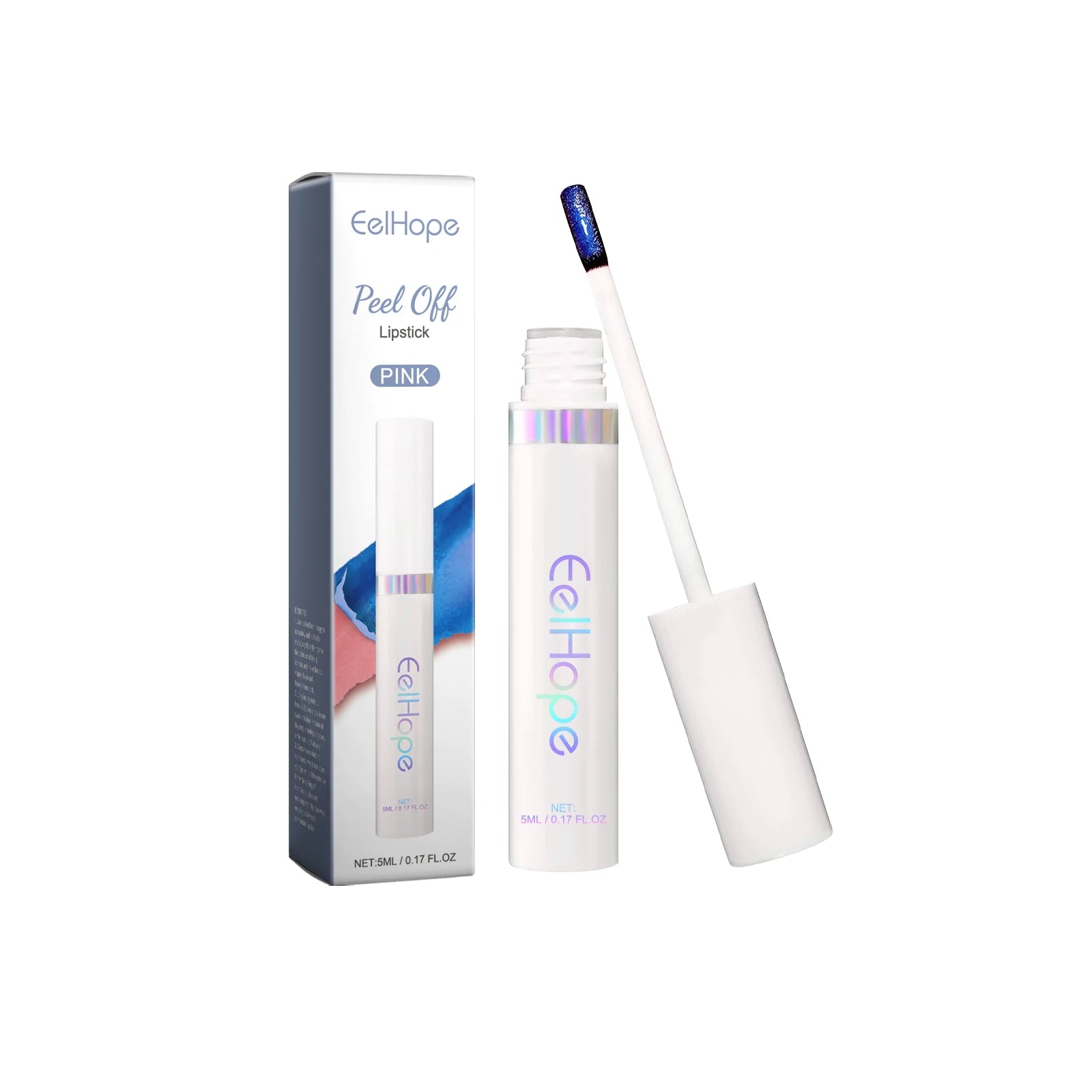 Eelhope Tearable Lipstick Lip Gloss Lip Liner Tattoo Waterproof Long Lasting Lip Glaze Matte Lip Tint Red Pink Makeup Cosmetic Qme Pink
