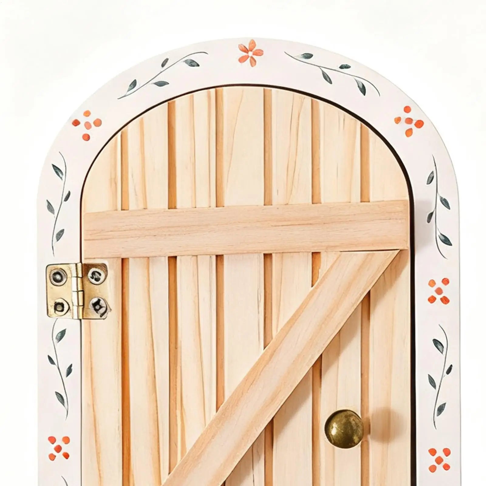 Fairy Doors Christmas Wooden Craft Supplies Small Garden Ornament Qme