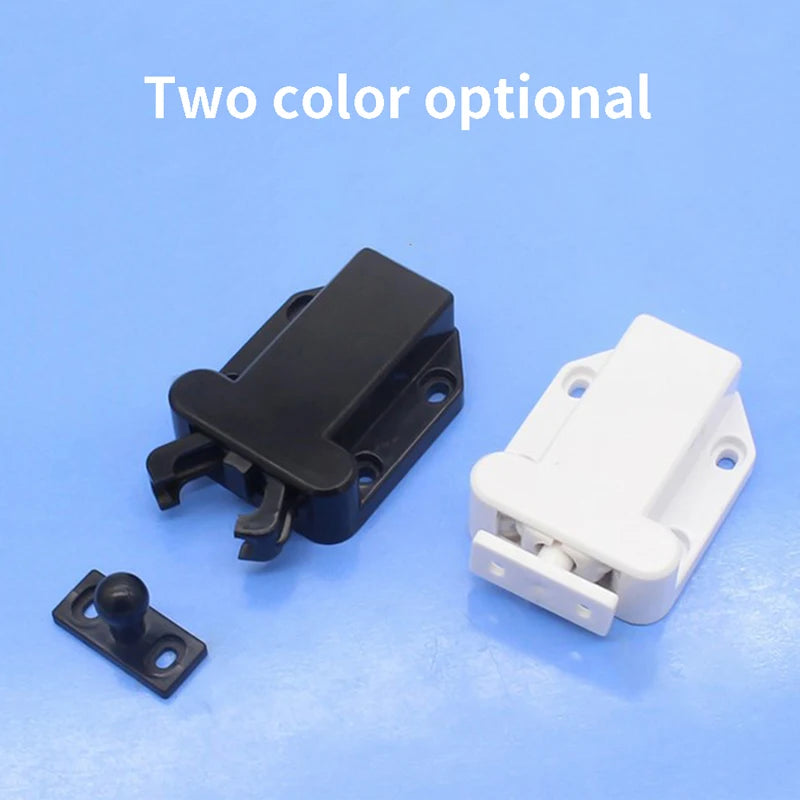 4 6 Push Open Door Catch Kitchen Cabinet Touch Latch Release Drawer Qme