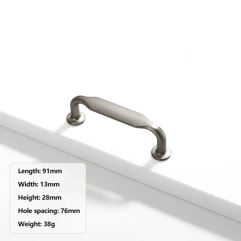 Vintage Zinc Alloy Cabinet Door Handle Kitchen Cabinet Drawer Wardrobe Door Knob Vintage Furniture Hardware Qme A8