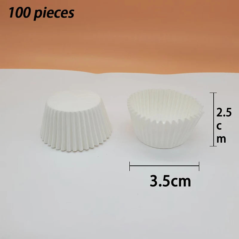 High-temperature Resistant Baking Chocolate Paper Cups Bread Cake 100 Qme A2