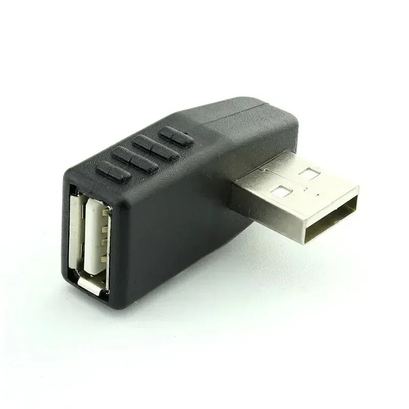 10pcs Mini USB 5Pin Male to USB Female 90 degree Angle Converter Connector data Sync OTG Adapter for Car MP3 MP4 Tablets Phones Qme