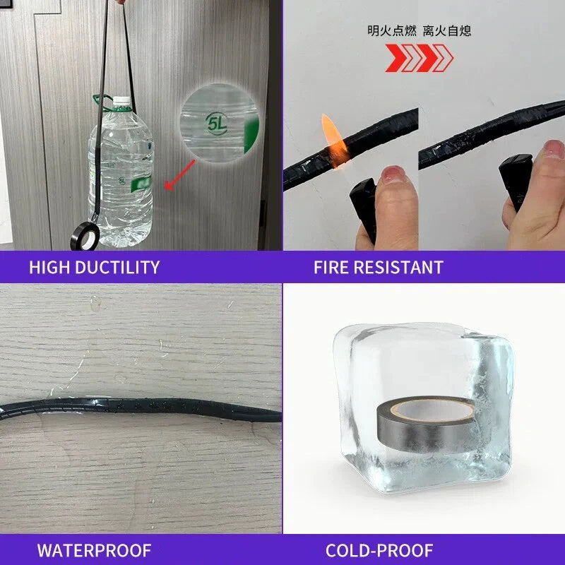 PVC colored electrical tape is waterproof, flame-retardant, insulated, and environmentally friendly Qme