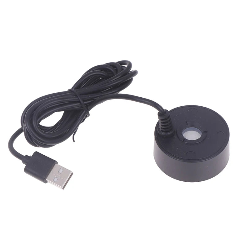 Fish Tank Landscaping Mist Maker Waterproof White Black 5V USB Qme 1 Black