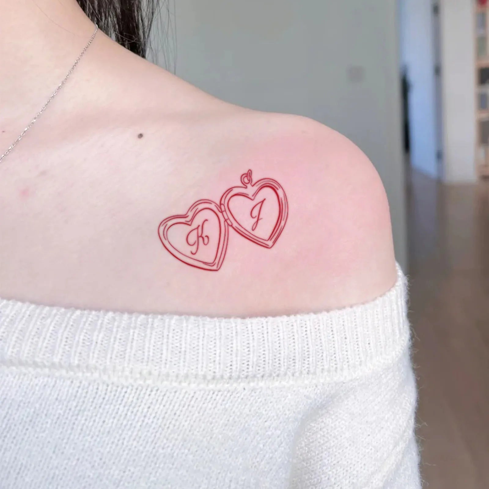 Minimalist Leaf Vine Tattoo Sticker Waterproof Long Lasting Fine Line Temporary Tattoo for Women Finger Hand Qme