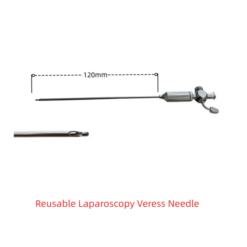 Reusable Laparoscopy Veress Needle Premium Surgical Laparoscopic Qme Default Title