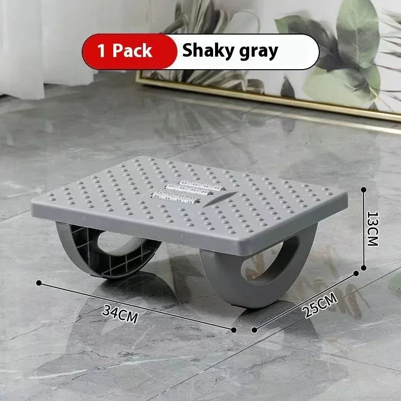 Office Foot Pedals, Placed Under the Desk, Can Swing 180 Degrees to Activate the Feet and Relieve Leg Stiffness Qme Gray