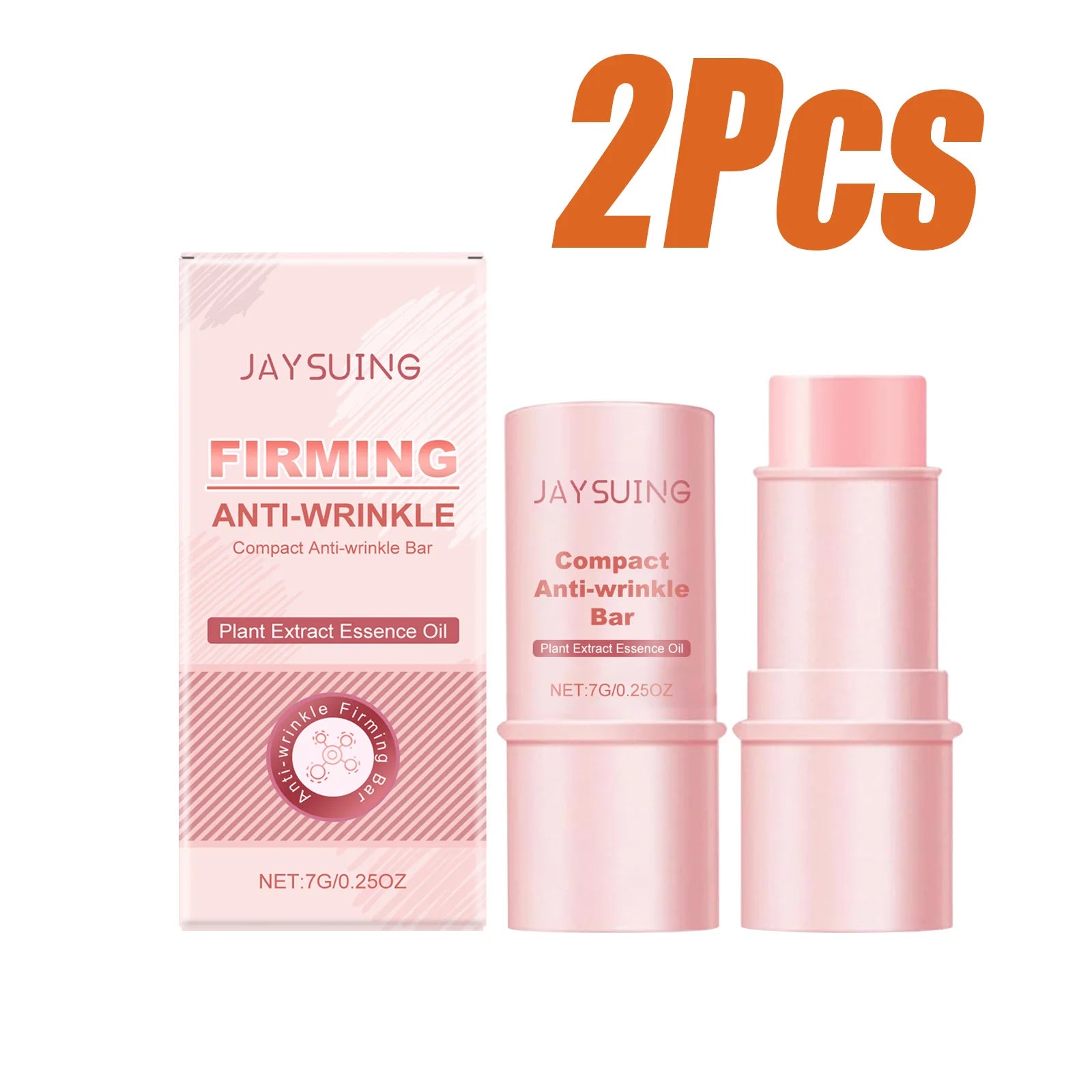 Collagen Firming Bar Anti-Wrinkle Tighten Sagging Skin Hydrating Collagen Moisturizer Face Balm Stick Watery Glow Skin Care Qme 2 x 7g Boxed