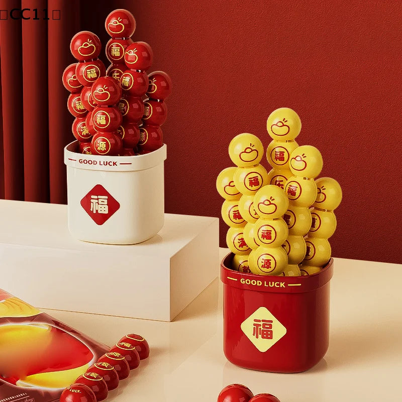 Simulated Candied Hawthorn Shape Sealing Clip Magnetic Refrigerator Qme