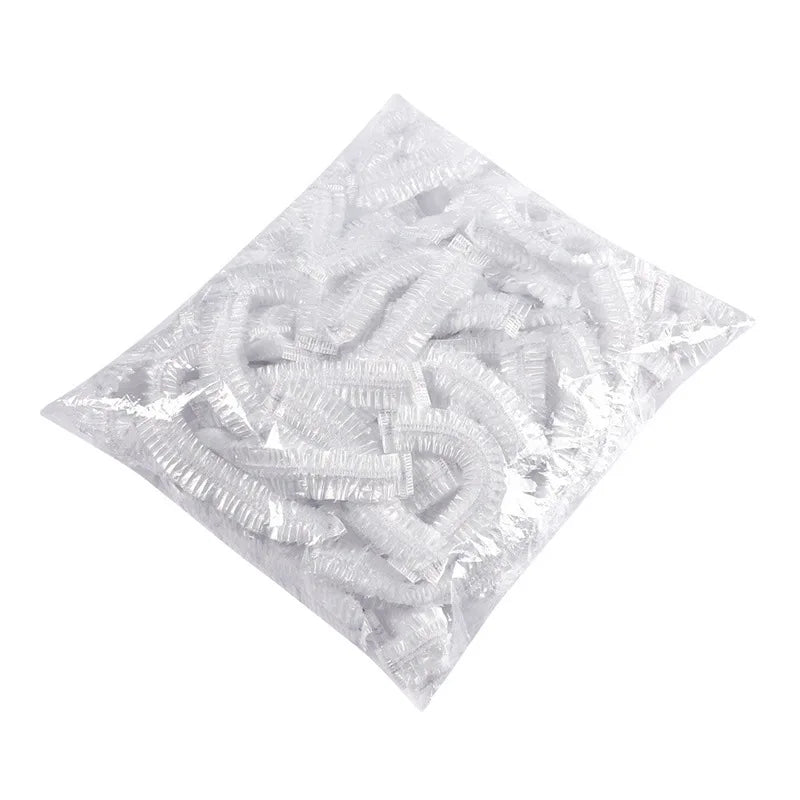 100PCS Disposable Food Cover Plastic Wrap Kithchen Refrigerator Fruit Food Stretch Protection Flim Dustproof Bowls Cups Caps Bag Qme 50PCS