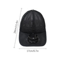 Hat With Fan Solar Powered Cooling Sun Protection With 3 Gears Summer Fan Sun Hat For Commuting Fishing Walking Hiking Camping Qme China Mainland Black
