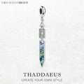 Abalone Shell Dangle Charm Pendants For Women Men Vintage 925 Sterling Silver Lucky Jewelry Qme Ring