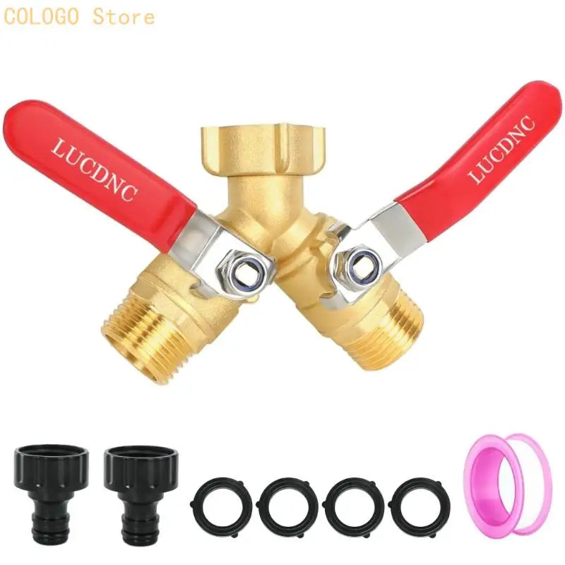 Two Control Composition Y Divider Garden Hose Highlighting Large Qme CN