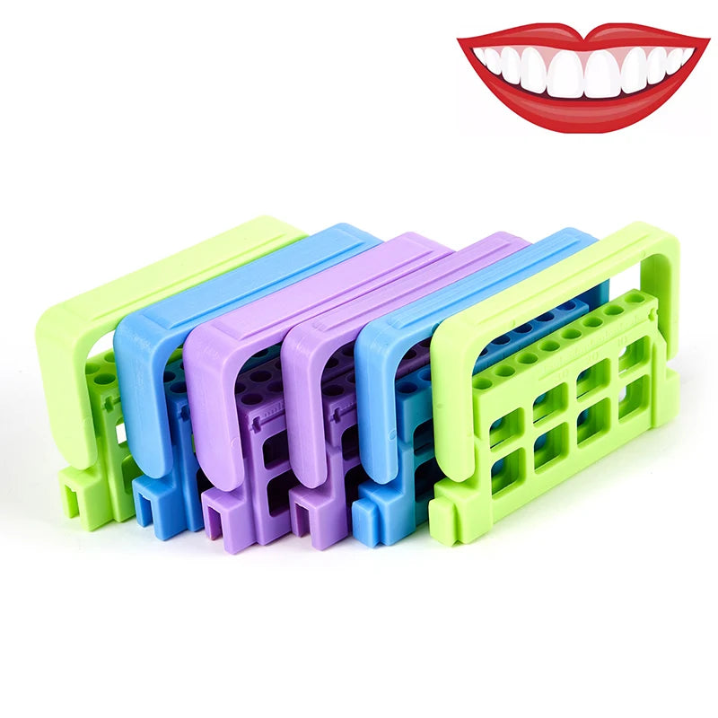 Dental Endo Files Holder 8 16 Holes 3 Colos Stand Tray Endodontic Qme