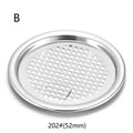 50pcs 200#50MM 202#52MM Aluminum Pull Ring Lid Foil Top Lid Soda Drink Beer Cola Lids Food Can Cover Easy Open Tear Packaging Qme B