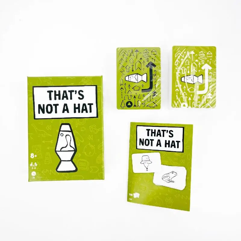 English Tabletop Game 3-8 Players That's Not Hat Happy Party Board Qme