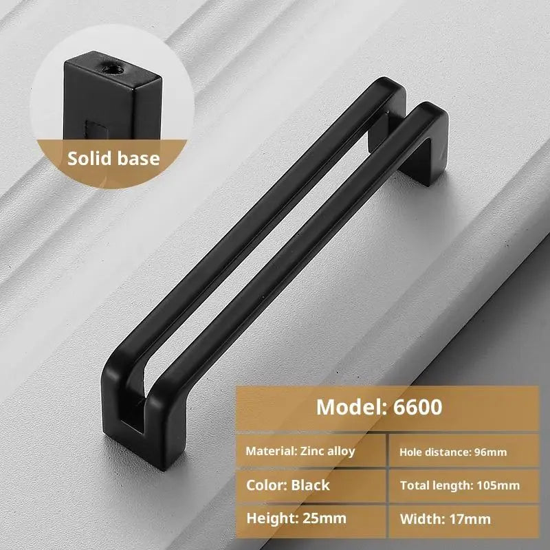 Nordic Furniture Handles Gray Black Brushed Kitchen Cabinet Pulls Handle For Cabinets And Drawers Knobs Kitchen Accesso Hardware Qme A1
