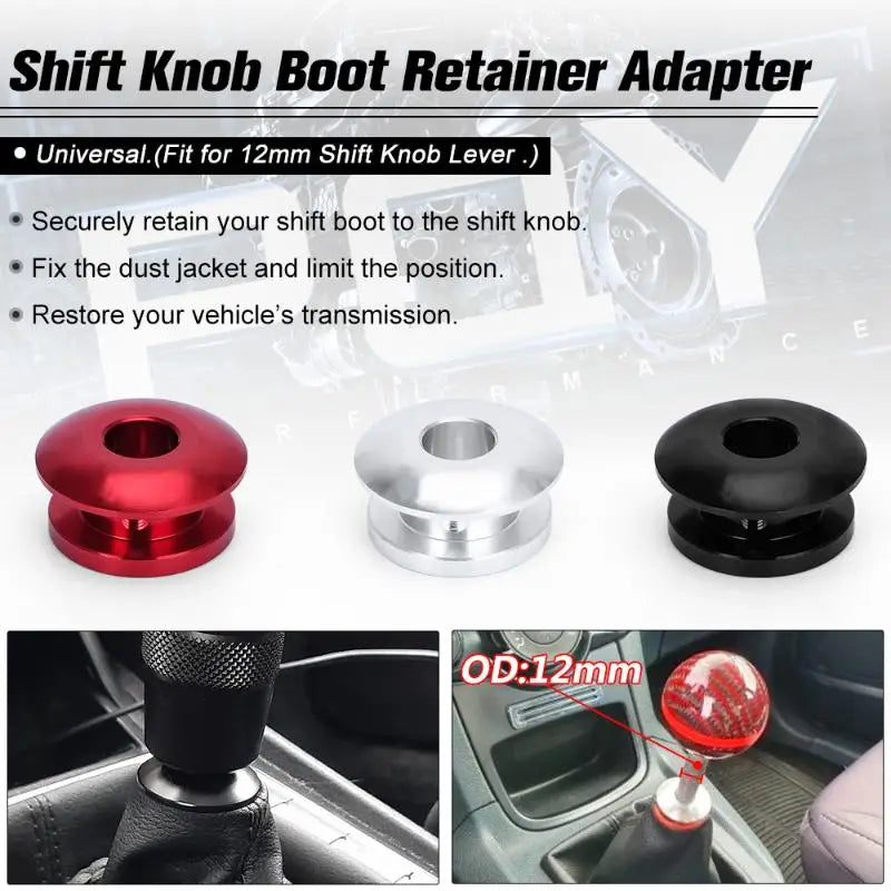 Universal Aluminum Alloy Shift Knob Stopper Shifting Head Limiter Qme