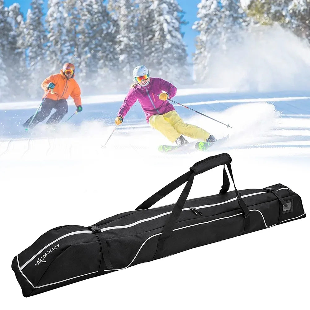 172cm Ski Travel Bag Handle Ski and Snowboard Equipment Travel Bag Waterproof Accessories for Snowboard Goggles Gloves Qme