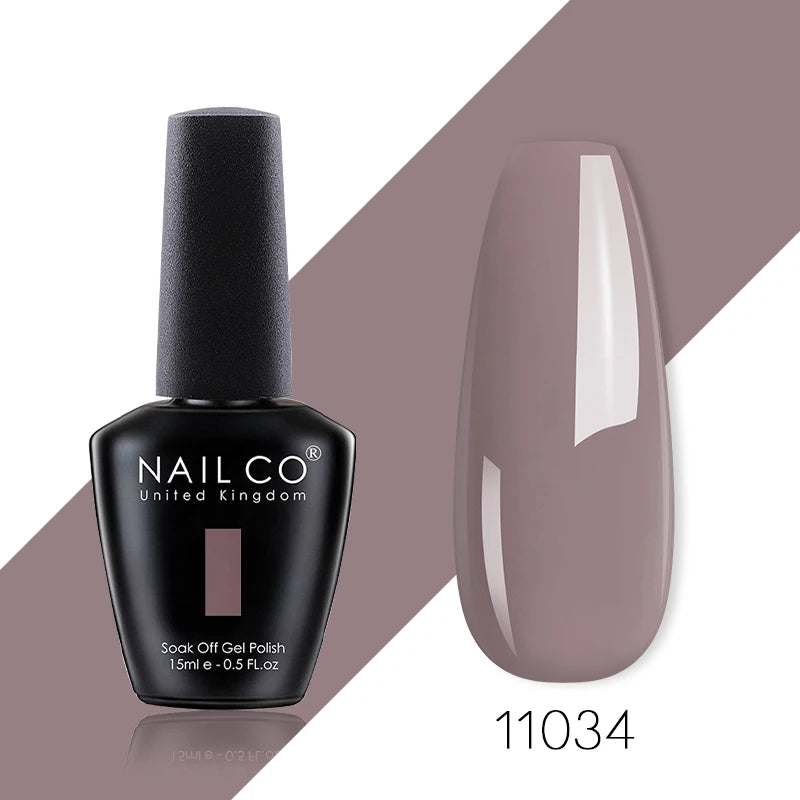 NAILCO 85 Colors Nail Gel UV LED Lacquer Manicure Varnish Hybrid Semi