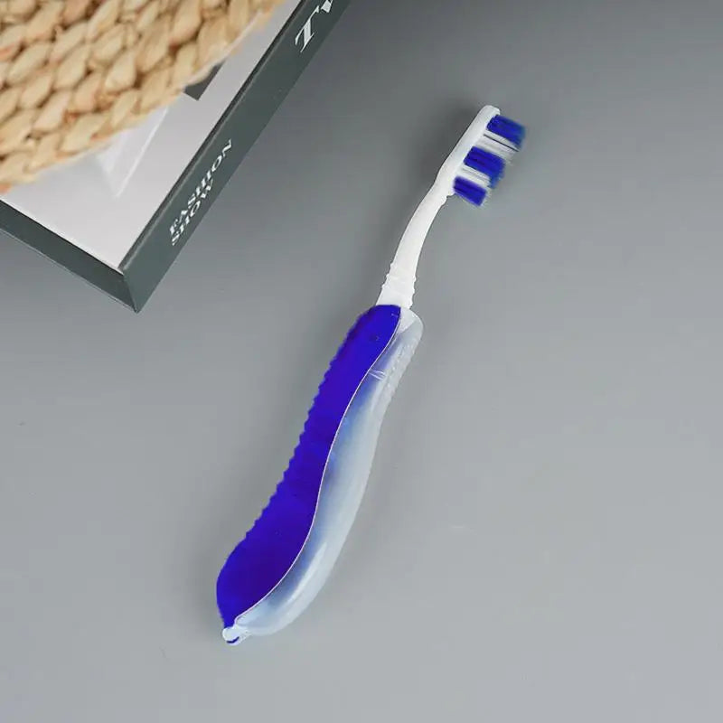 Compact Folding Toothbrush Foldable Design Travel Pocket Suitable Qme G