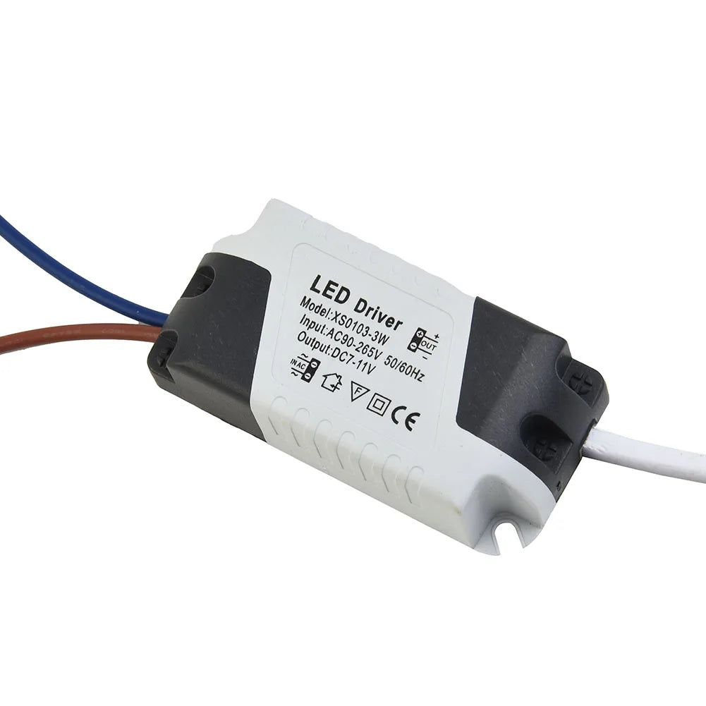 LED Panel Driver Constant Current 3W 6W 12W 18W 24W DC LED Power Supply Plastic AC 90-265V Home Improvement Qme