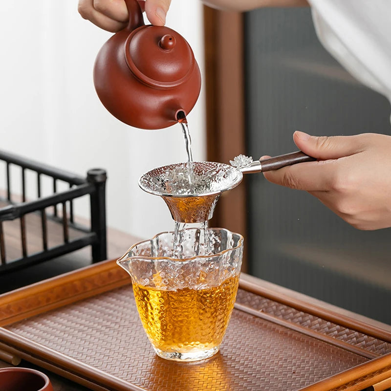 Metal Mesh Tea Strainer Stainless Steel Filter Sieve Teaware Lace Qme
