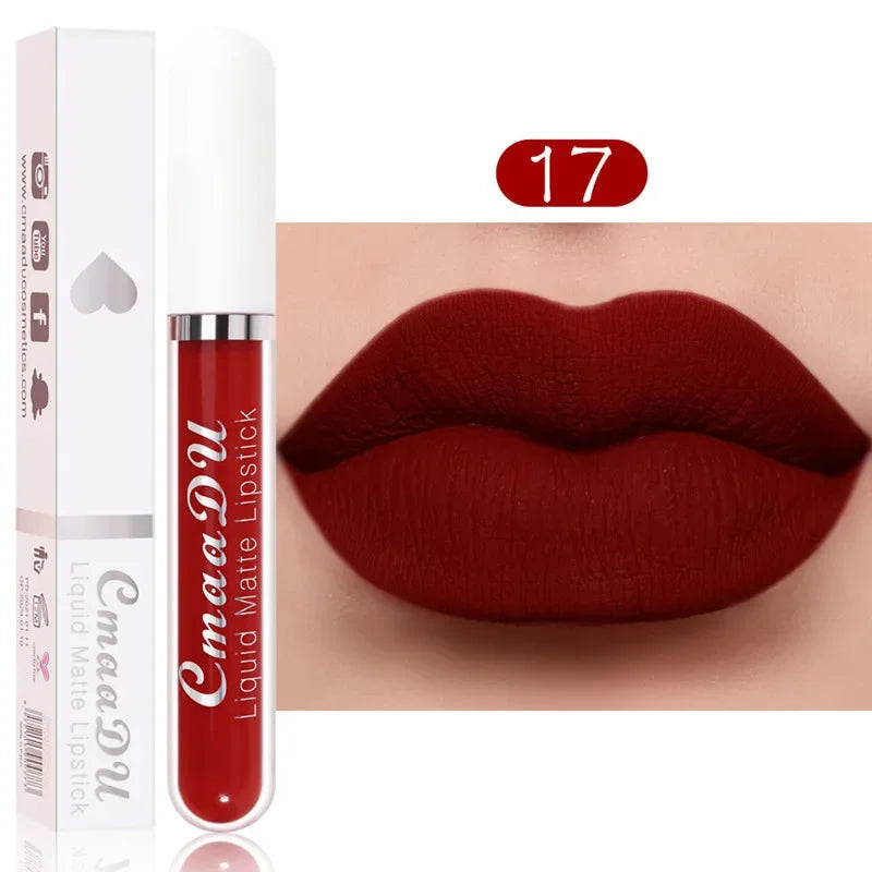 6 Colors Fashion Matte Lip Gloss Sets Natural Moisturize Waterproof