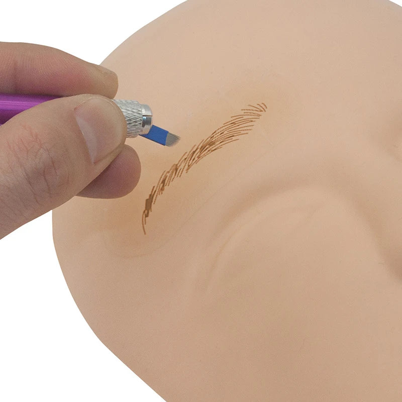 Transfer Eyebrow Skin Sticker Tattoo Real Operation Practice Qme