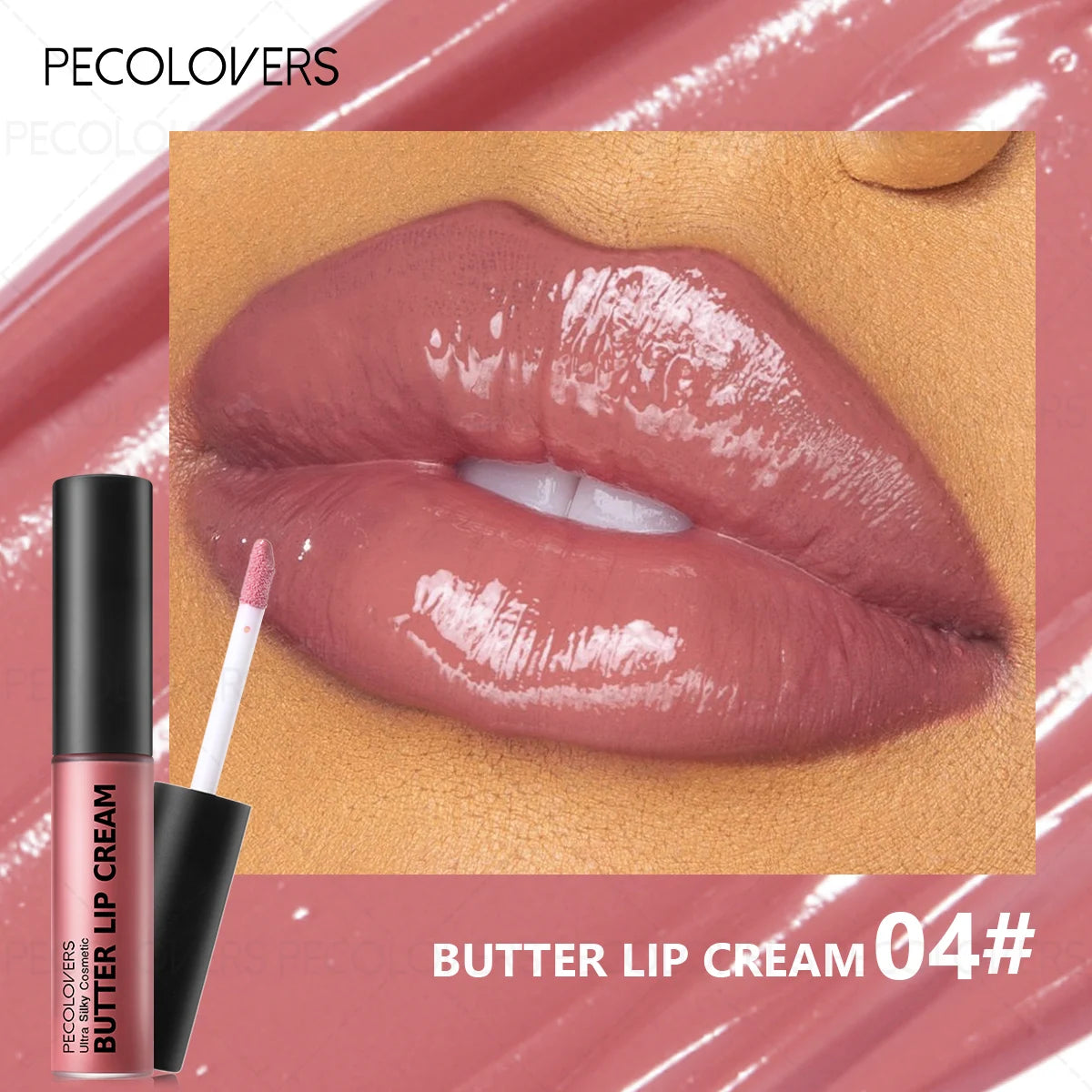Buttery Short Lip Gloss Moisturizing Lipstick Rendering Suitable Qme 04