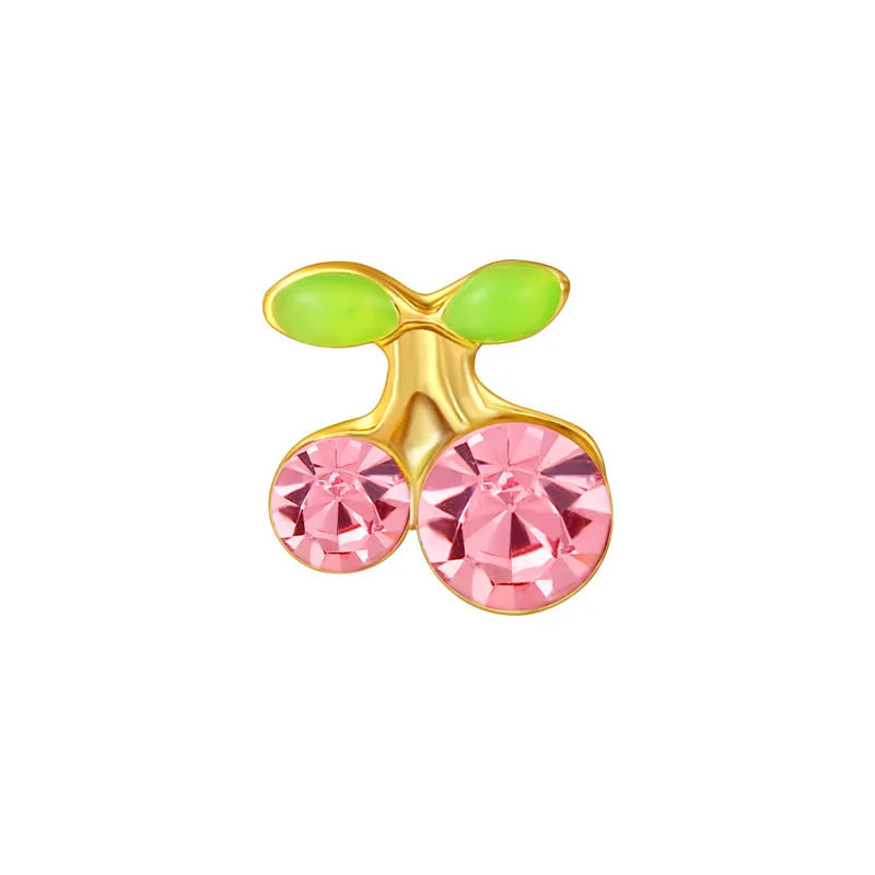 Colorful Shiny Zircon Bead Jewelry Making DIY Ring Earrings Hair