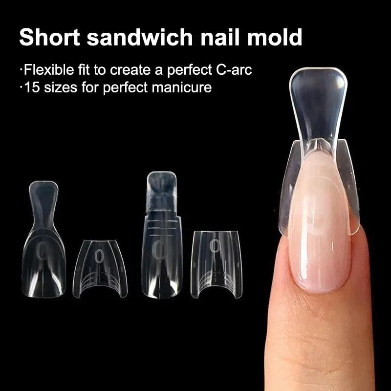 Dual Forms Sandwich Design Swift Professional Nail Salon Service Qme
