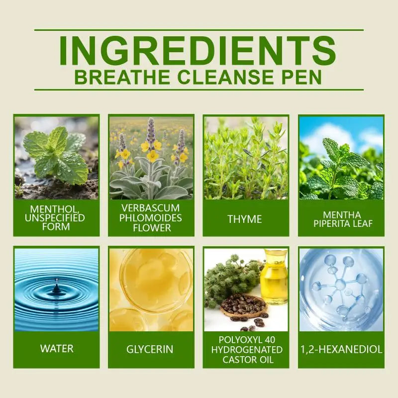 1 Herbal Diffuser Energy Bar Purifier Boost Clear Breathing Support Qme