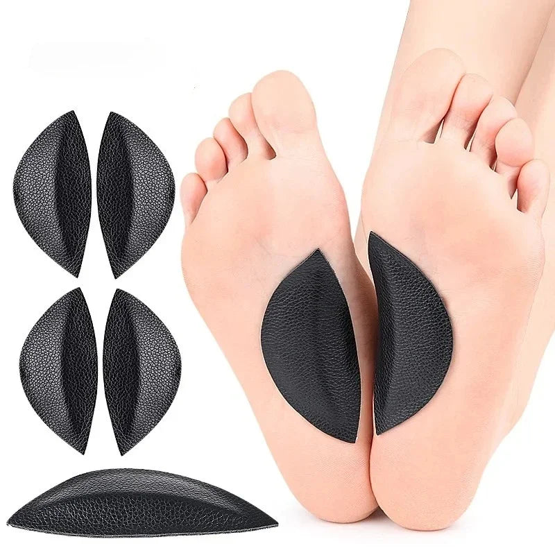 1 Pair PU Arch Insoles Flat Foot Support Soft Anti-friction Qme